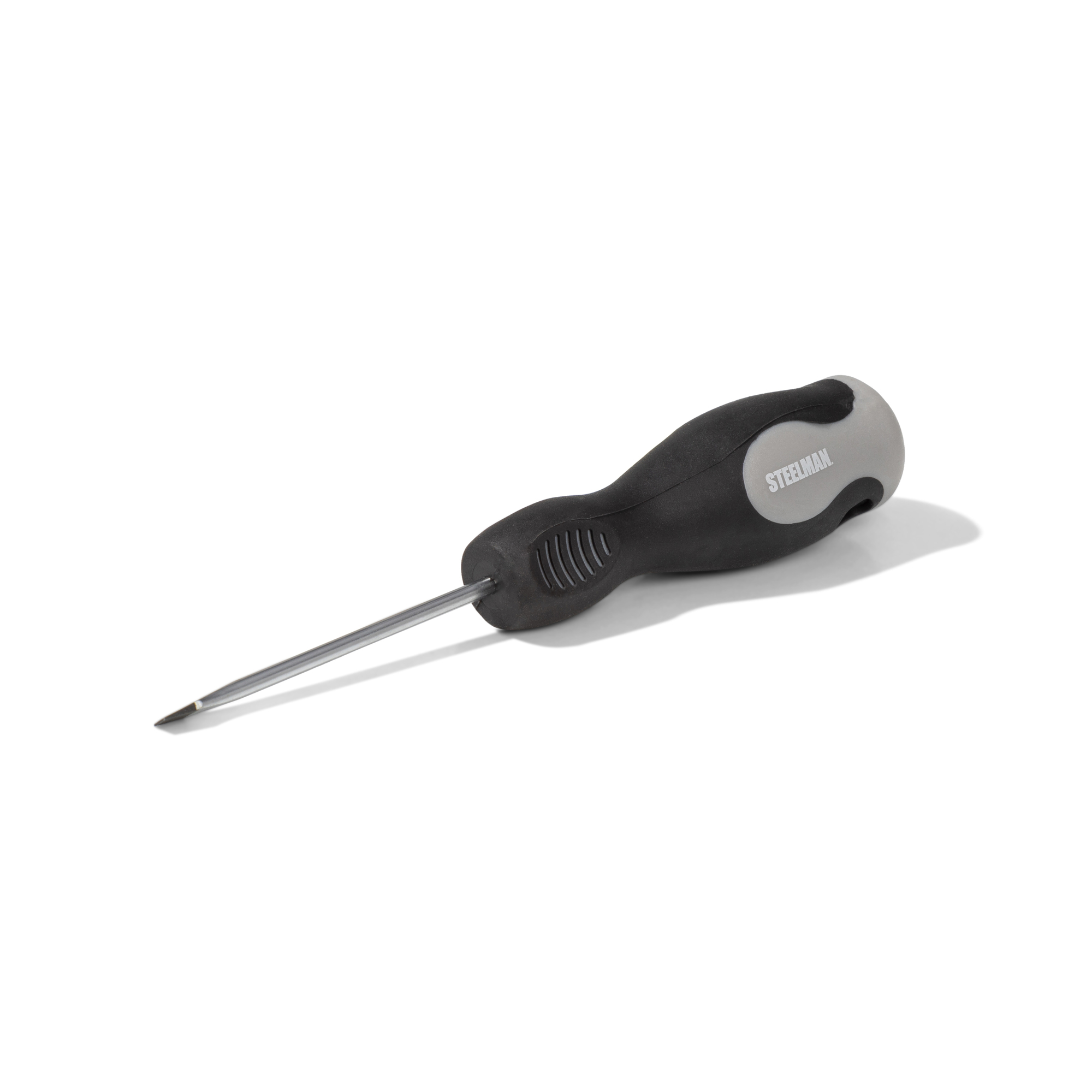 STEELMAN 1/8-Inch x 2-1/2-Inch Slotted Tip Screwdriver with Comfort Grip Handle, Model# 78465A
